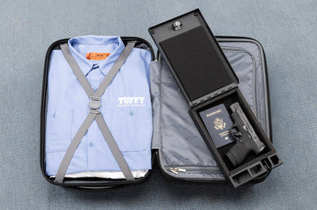 Tuffy Products Portable Safe with Security Cable – Black, Model 303-01
