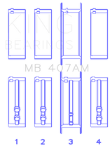 King Engine Bearings Chrysler Valient Crankshaft Main Bearings