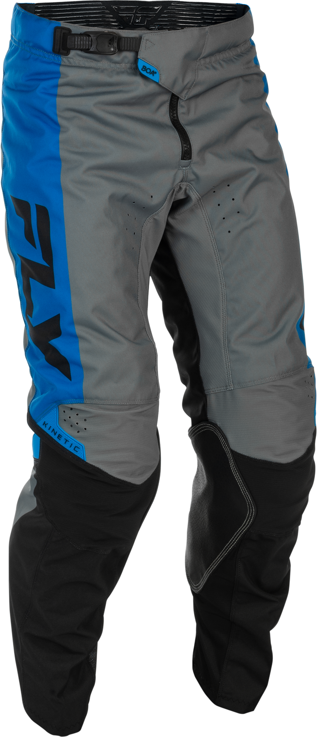 Fly Racing Kinetic Pants Blue/Grey/Black Size 38 for Motorcycle Off-Road & Motocross