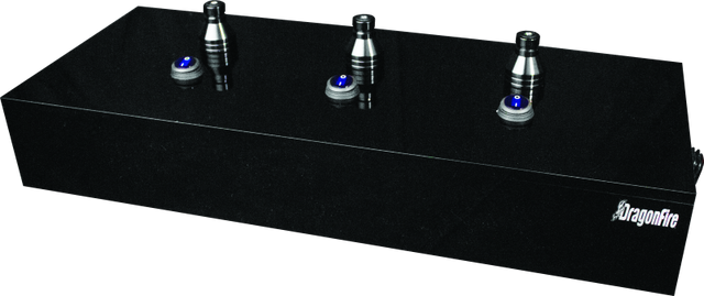 DragonFire Racing LED Whip Display – Holds Three Whips with Individual Switches