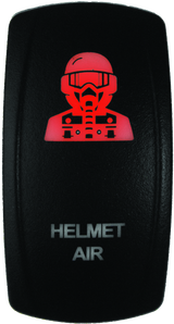 DragonFire Racing Lighted Switch Hel Air On/Off Red - Part Number 522617