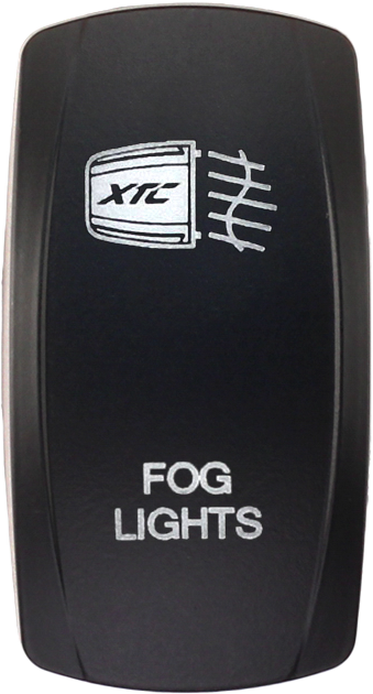 XTC Power Products SW00-00133029 Dash Switch Rocker for Face Fog Lights - Universal Fit