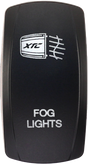 XTC Power Products SW00-00133029 Dash Switch Rocker for Face Fog Lights - Universal Fit
