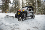 Open Trail 66-Inch Straight Snow Blade with Steel Wear Bar for UTVs and ATVs