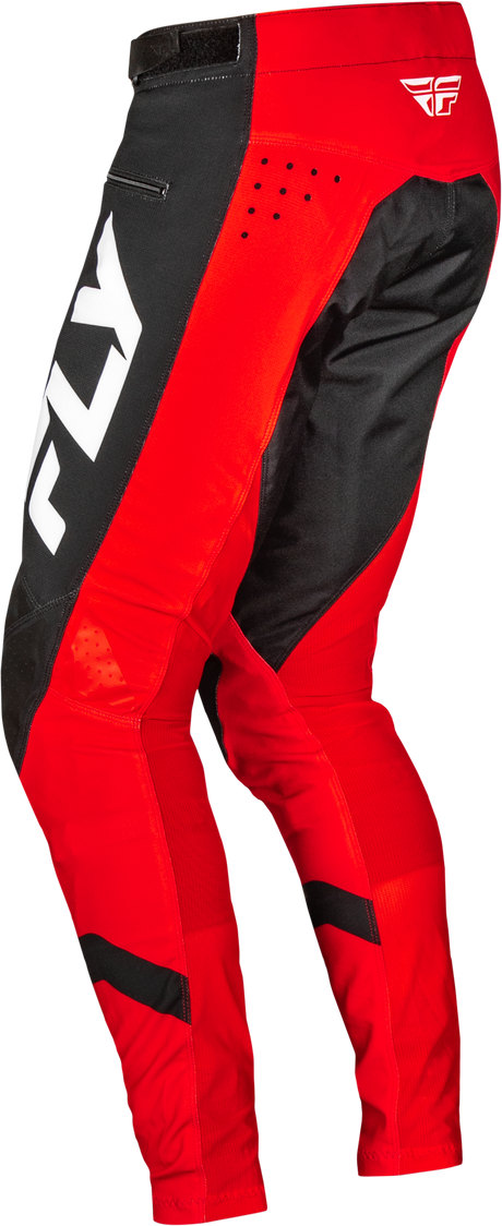 Fly Racing Rayce Bicycle Pants for BMX & Mountain Biking - Size 24, Red/Black/White