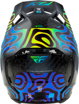 Fly Racing Yth Formula S Carbon Helmet - Black, Blue, Yellow for Youth Off-Road and Motocross Vehicles
