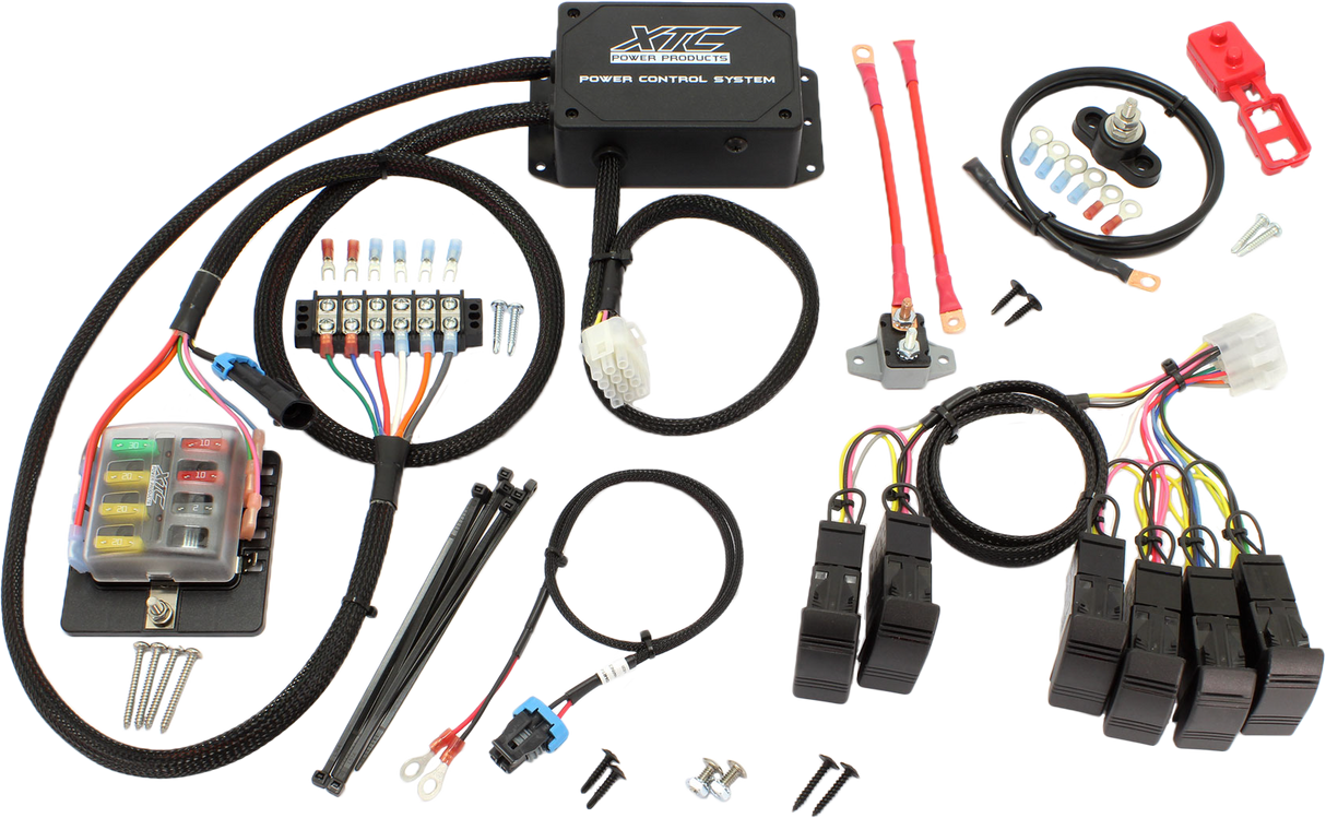 XTC Power Products Plug N Play Power Control with 6 Switches for Automotive and Off-Road Vehicles