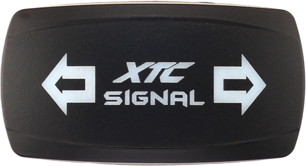 XTC Power Products SW00-00116022 Dash Switch Rocker Face Turn Signal Horizontal for Jeep Wrangler and Off-Road Vehicles