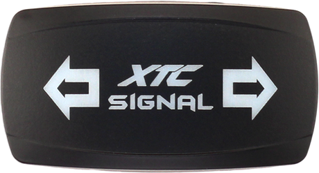 XTC Power Products SW00-00116022 Dash Switch Rocker Face Turn Signal Horizontal for Jeep Wrangler and Off-Road Vehicles
