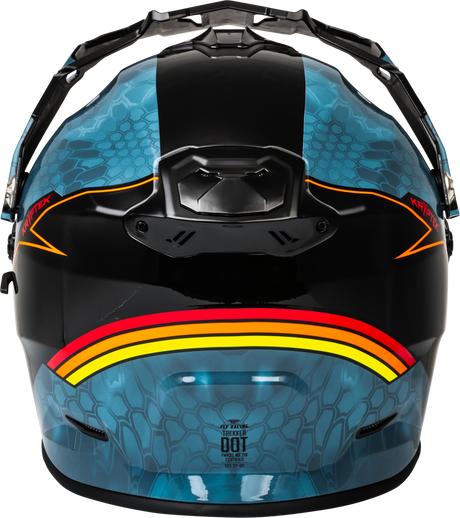 Fly Racing Trekker CW Conceal Helmet with Electric Shield - Slate, Black & Red, Extra Small for ATV, Motocross, Off-Road Vehicles