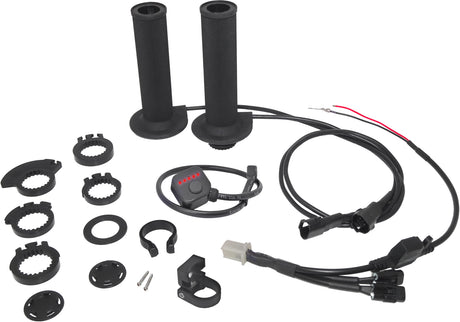 KOSO AX1070G0 Heated Dirt & Snow Bike Grips - Universal Fit for Off-Road Motorcycles