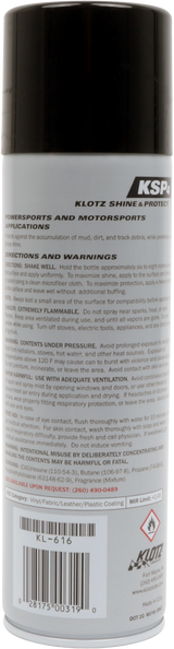 Klotz KSP4 Shine & Protect 10 oz - Hydrophobic Coating for Plastic and Composite Surfaces, Fits Various Vehicles