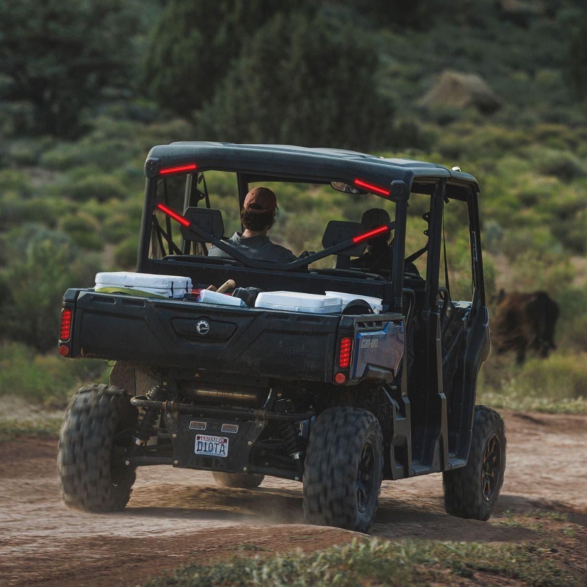 Can Am Defender Plug & Play Apex Lights (Red Running / Brake Lights) | Ravek