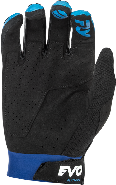 Fly Racing Evolution DST Gloves Blue/White for Motocross and Off-Road Vehicles, Size Small