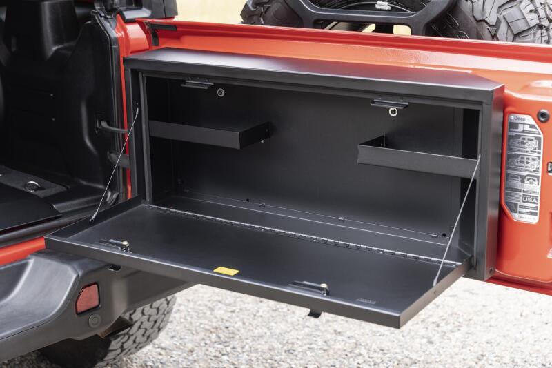 Tuffy Products Jeep Wrangler JL Tailgate Lockbox with Keyed Lock Part #349-01