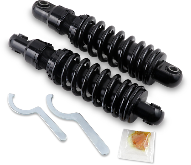 Drag Specialties C16-0148B Premium 10.5-inch Black Shock for Harley FXD Models 1991-2017
