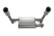 Gibson 2014 Polaris RZR XP 1000 EPS Base 2.25in Dual Exhaust - Stainless