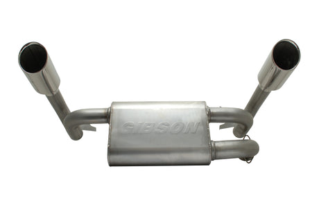 Gibson 2014 Polaris RZR XP 1000 EPS Base 2.25in Dual Exhaust - Stainless