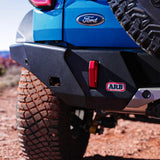 ARB Rear Bumper for Ford Bronco Wide Fender Models with Tow Bar and LED License Plate – Part Number 5680010B