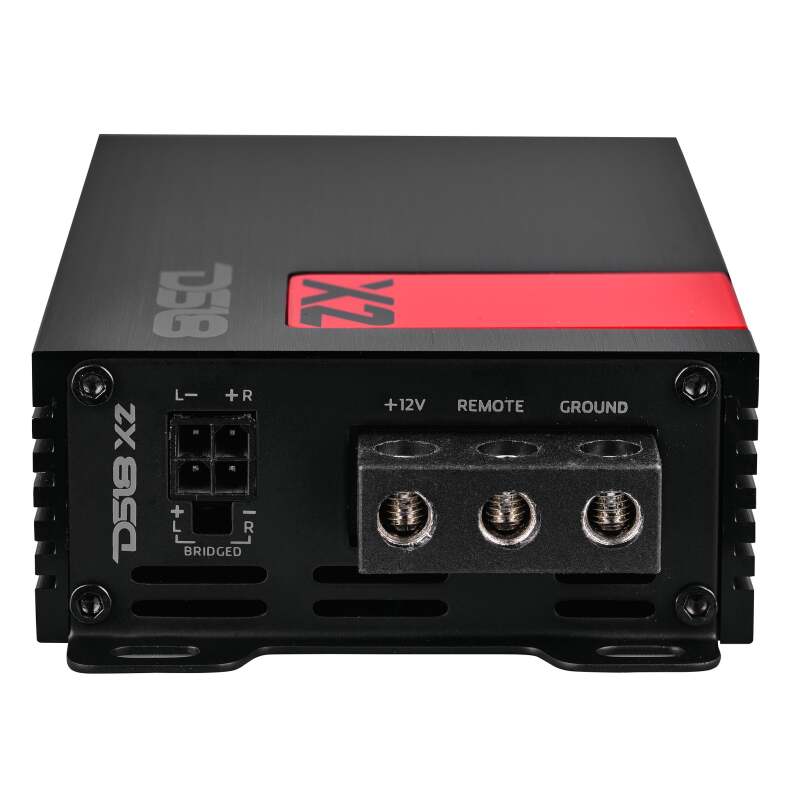 DS18 X2 2-Channel Ultra Compact Class D Amplifier for Car Audio - 380W RMS at 4 Ohms, 2x 230W at 2 Ohms, 2x 140W at 4 Ohms, Fits Most Vehicles