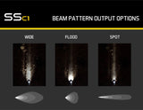Diode Dynamics Stage Series C1 LED Pod Sport - Yellow Spot Standard ABL (Pair)