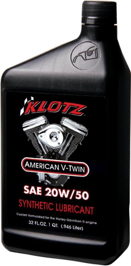 Klotz KH-2050 Synthetic Lubricant 20W50 for Harley Davidson Road King (1994-2003)
