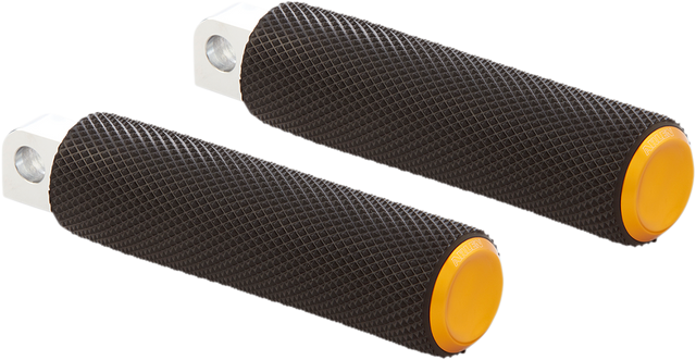 ARLEN NESS Knurled Foot Pegs - Gold - FL/FX '18-'25 07-953