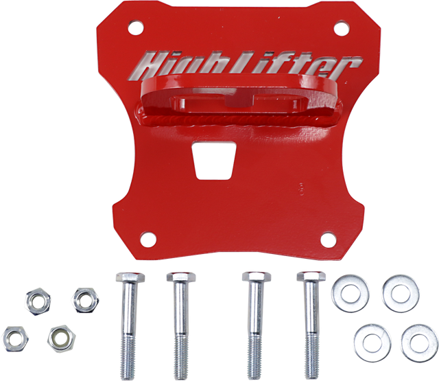 HIGH LIFTER Rear Tow Hook - Red - Polaris TOWHK-RZR1-R