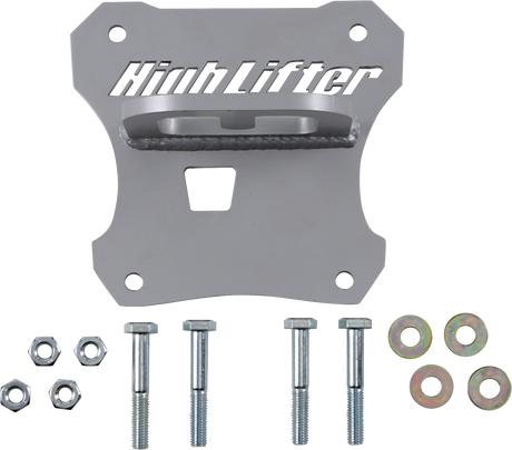 HIGH LIFTER Rear Tow Hook - Silver - Polaris TOWHK-RZR1-S