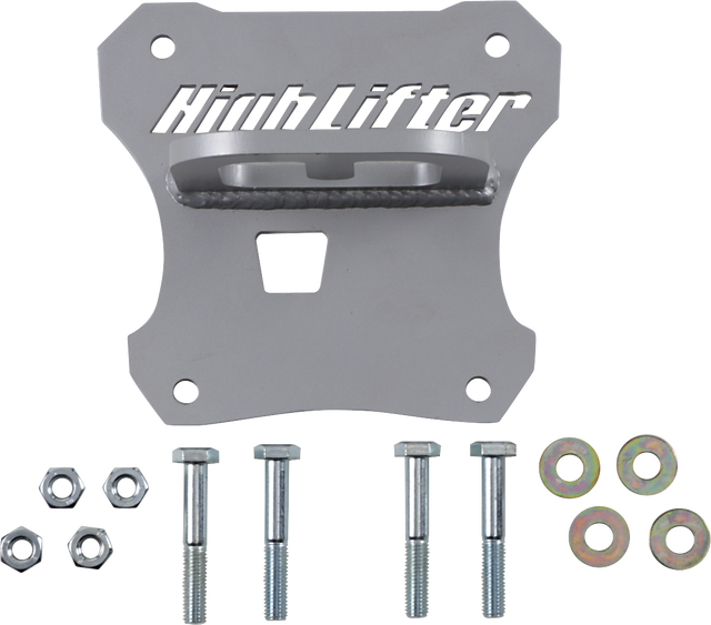HIGH LIFTER Rear Tow Hook - Silver - Polaris TOWHK-RZR1-S