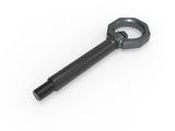 aFe Control Front and Rear Tow Hook for BMW M2 G87 (2023-2025) with Gray Finish