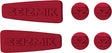SEIZMIK Pursuit Mirror Accent Set (Red) for ATV/UTV Side Mirrors - Part #56-18074