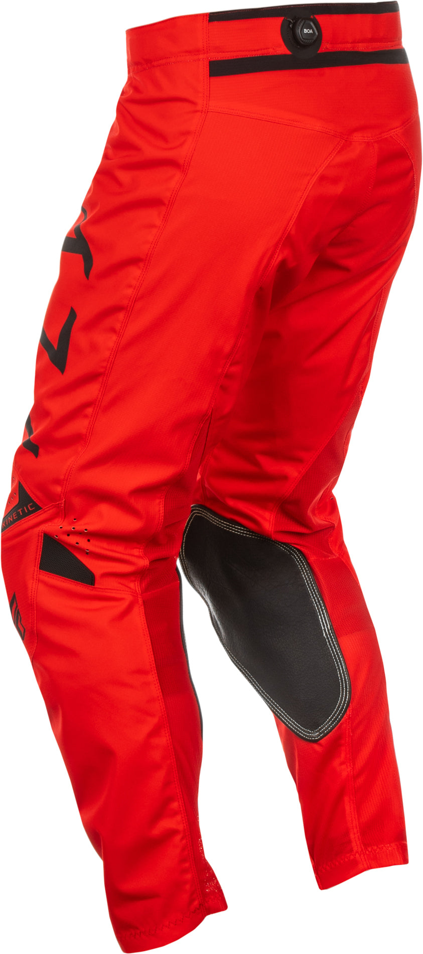 Fly Racing Kinetic Center Pants CA/NY Red/Black Size 40 – Motorcycle Riding Gear with Ventilation and Flexibility