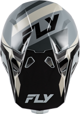 Fly Racing Youth Formula CP Seal Helmet Black/Grey/Light Grey with Impact-Resistant Polycarbonate Shell, Fits Youth Bikes