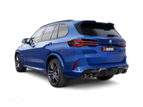 Akrapovic Slip-On Line for 2024+ BMW X5M / X6M Face Lift with Titanium and Carbon Fiber Tips - Part S-BM/T/35H