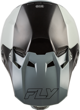 Fly Racing Formula CC Glide Helmet - Grey/Light Grey/Black for Motocross and Off-Road Vehicles