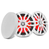 DS18 NXL Series 8-Inch Coaxial Marine Speaker with RGB Lights – Powersports & Marine Vehicle Fitment