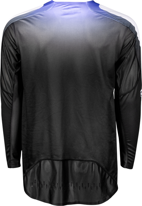 Fly Racing Evolution DST Jersey Black/White/Purple for Mountain Biking and BMX