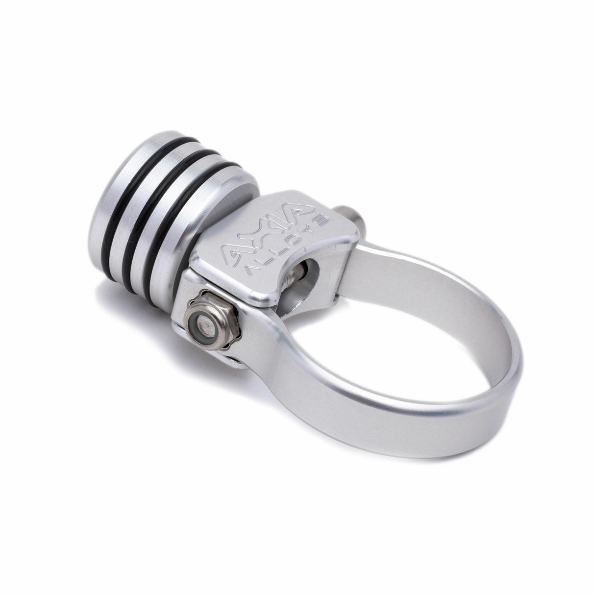 AXIA MODAH-C Helmet Air Hose Plug and Mount for Parker Pumper, PCI, and Rugged Radio - Silver