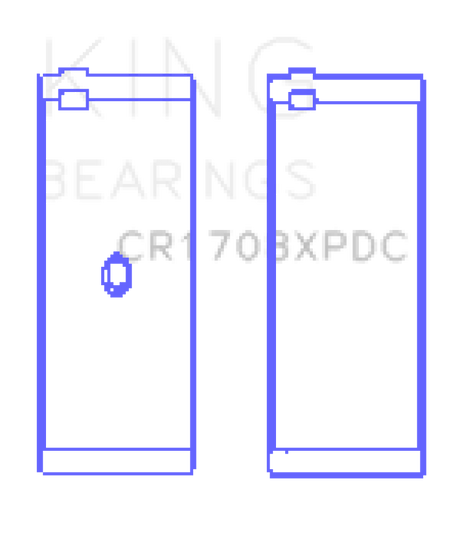 King Engine Bearings Chevrolet Custom Coated Performance Rod Bearing - Single (Size STDX)