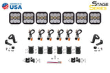 Diode Dynamics SS5 Pro Universal CrossLink 7-Pod Lightbar - White Combo
