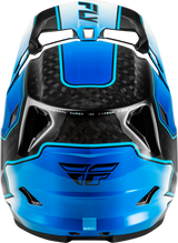 Fly Racing Werx R Flow Carbon Helmet for Motocross - Black, Blue, and White, Small