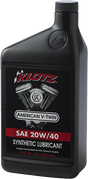 Klotz KV-2040 Synthetic 20W-40 Motorcycle Oil for Harley-Davidson Pre-Evolution Engines, 1 Quart