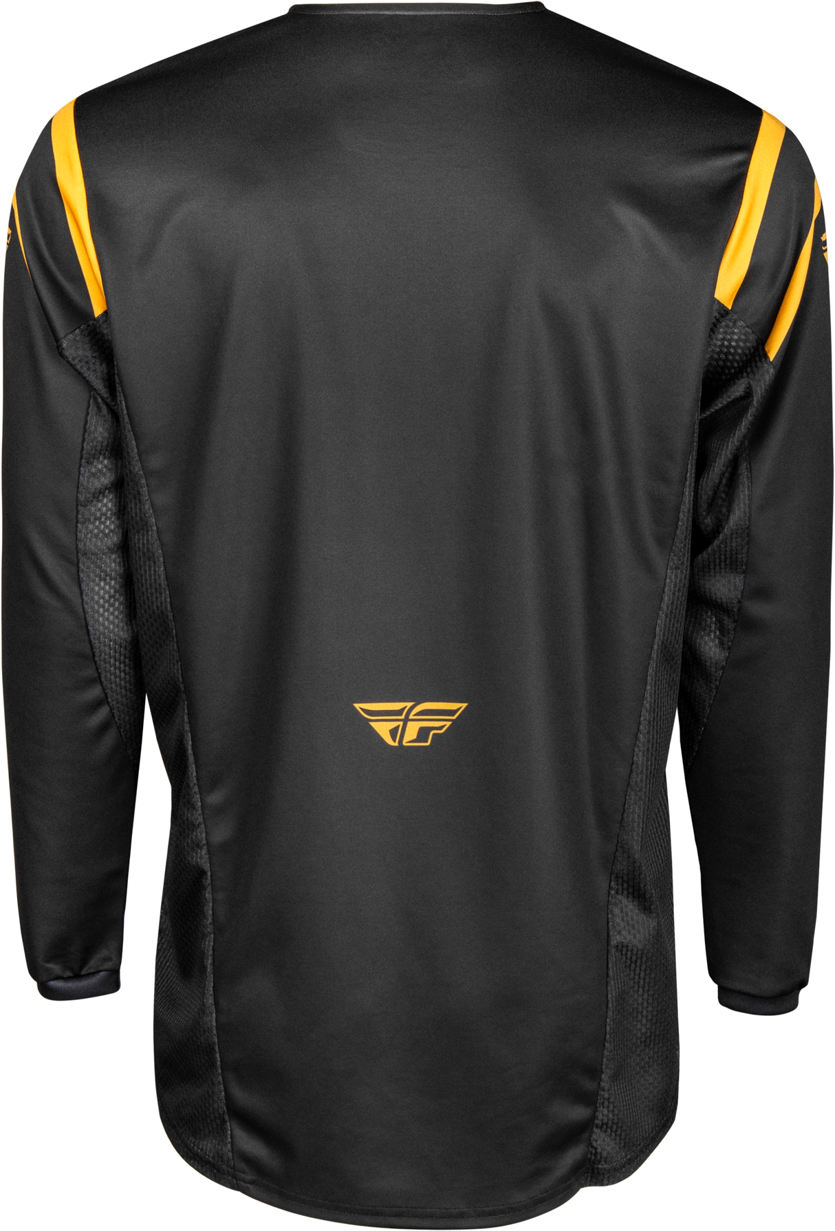 Fly Racing Kinetic Center Jersey Black/Gold XL - Motocross and Off-Road Riding Shirt for ATV, Dirt Bike, and Off-Road Vehicles