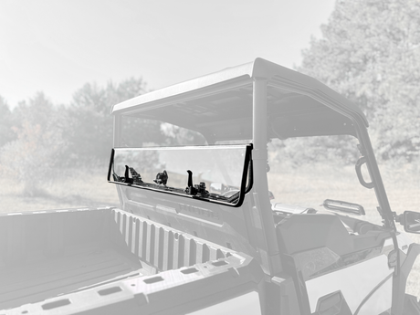 SEIZMIK 50-55319KIT Rear Folding Windshield for Polaris Vehicles with Pro-Fit Channeled Roll Cage