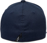 Alpinestars Hardy Hat Navy Large/X-Large – Curved Bill Cap with Structured Crown and Flex Back