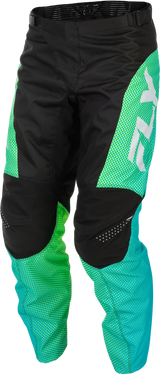 Fly Racing F 16 Pants Aqua/Black/White Size 36 for Motocross and Off-Road Vehicles