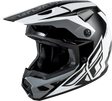 Fly Racing Kinetic Crest Helmet for Off-Road Motorcycles - Black/White/Grey, Large - DOT & ECE22.06 Approved