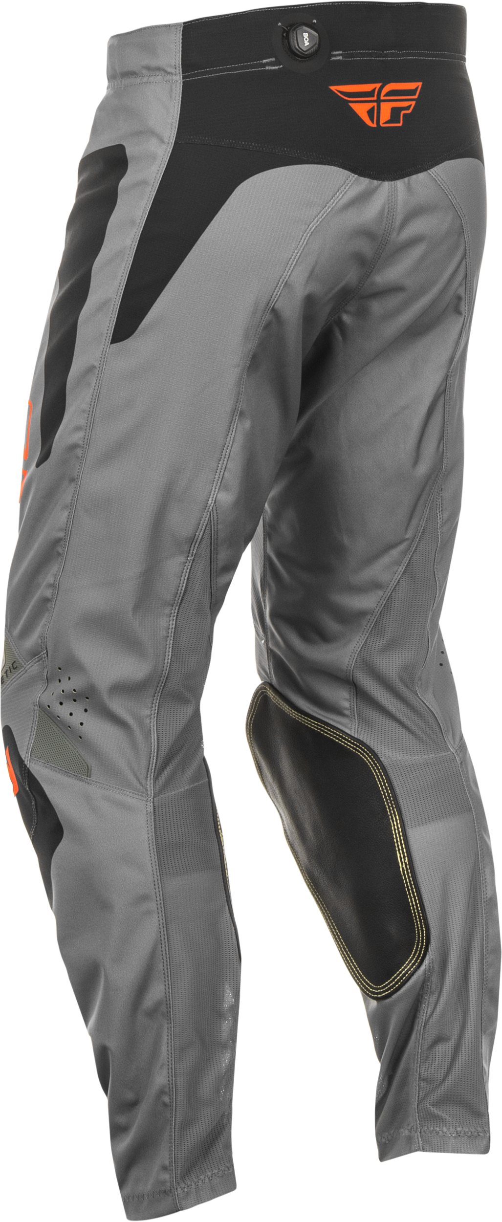 Fly Racing Kinetic Sym Offroad Riding Pants – US 28, Grey/Orange/Black, Designed for Comfort and Durability