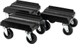Open Trail Plow Dolly 3 Piece Set for ATV and UTV - Heavy Duty Casters and Lightweight Plastic Construction